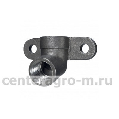 Крепление для ниппельной поилки 15° нерж. 1/2"- 1/2"