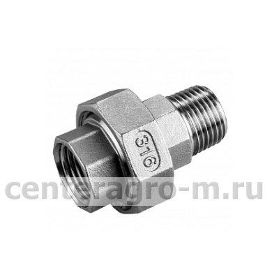 Муфта соединительная 1/2"-1/2" внеш./наруж.