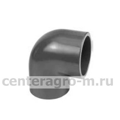 Угольник 90 ПВХ O 50/63/90 мм внутренняя резьба