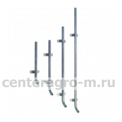 Труба 1/2", 1000 мм с кронштейном