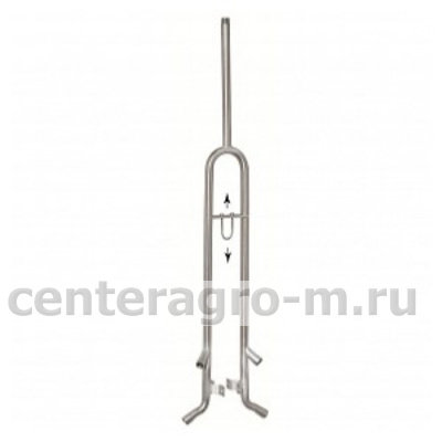 Труба 1/2" изогнутая на 190 ° под 4 поилки
